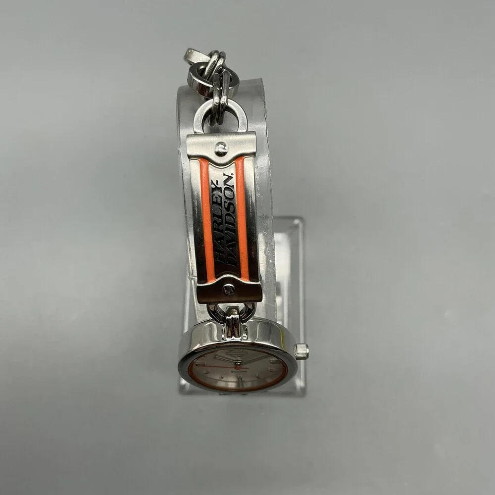 Bulova Harley-Davidson Womens Watch 22mm 76L035 Steel Bracelet New Battery 7.5